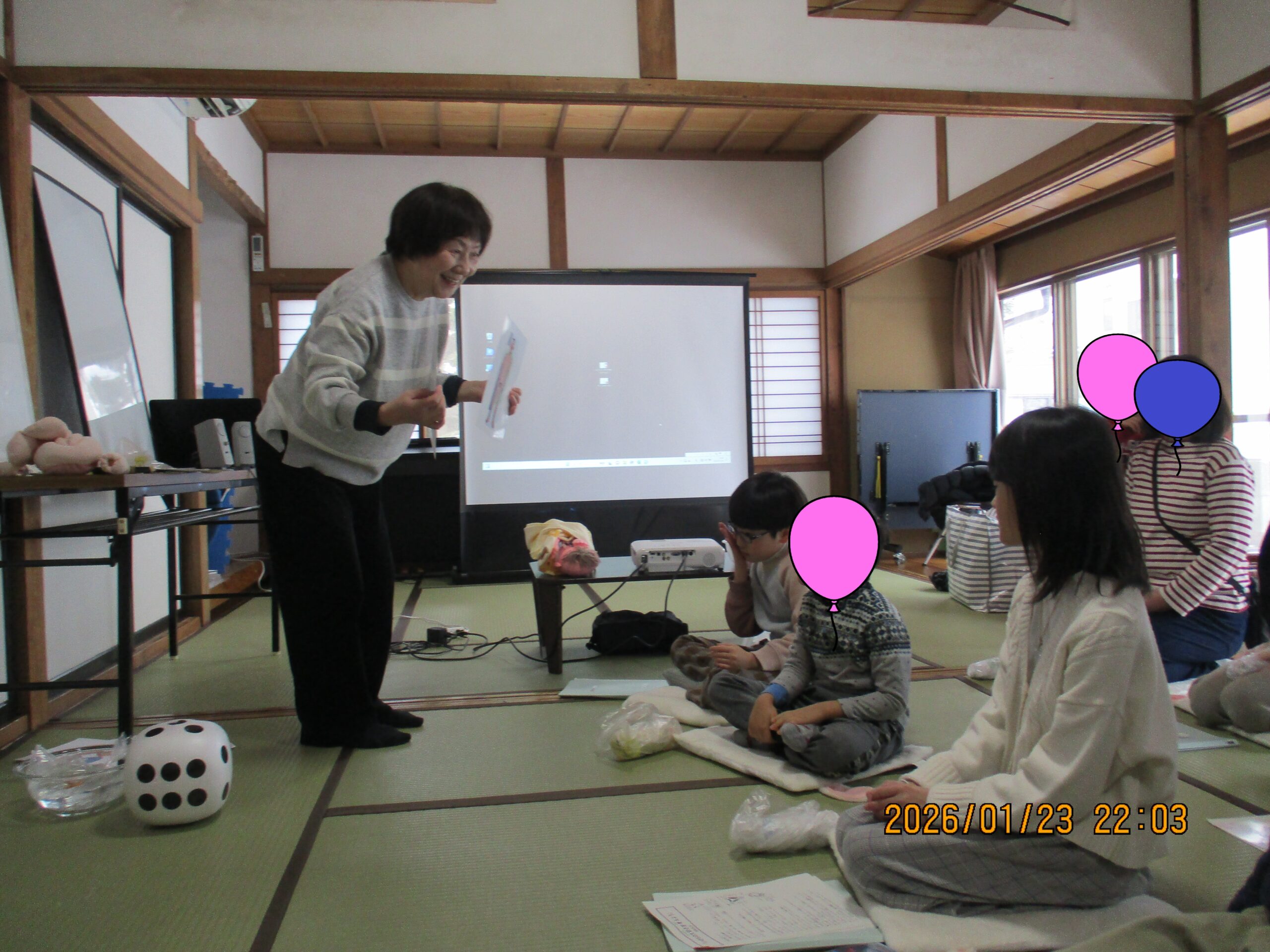 1月24日（土）　親子勉強会「性について考えよう」3回目を行いました。