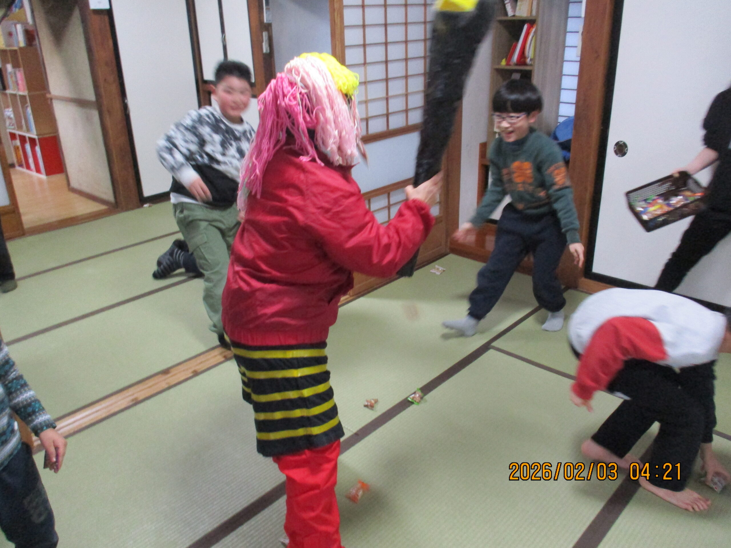 悪い子どもはいないかな！ワクワクの子だからいないか！